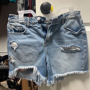 Cello distressed shorts